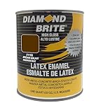 Diamond Brite Paint 81700 1-Quart Latex Gloss Enamel, Brown Walnut [並行輸入品]