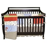 Dr Seuss Cat in the Hat 4 Piece Crib Bedding Set by Trend Lab [並行輸入品]