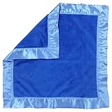 One Grace Place Simplicity Blue Binky Blanket, Blue and Light Blue by One Grace Place