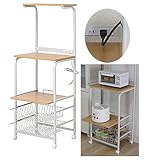 キッチンワゴン＆レンジワゴン　（キャスター付き） 組立　ＦＪｆｊ08080707020ｊｆ