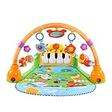 whyqz Baby Fitnessフレームwithアームレスト多機能Playmatクロール再生カーペット37.1 X 32.4 X 18.4インチ