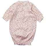 《秋冬春対応》(日本製) Pample Mousse(パンプルムース) 接結小花ちょうちょプリント2WAYドレス 50cm~70cm/PK NO.DP-73500