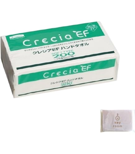 ■クレシア キムワイプ ハンドタオル〔品番:64002〕【2993325:0】[店頭受取不可] Amazon.co.jp: 【ケース販売】 クレシア キムワイプ ハンドタオル200