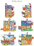 新しい三次元パズルベビー布おもちゃの動物の尾（flffy尾）