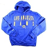 Los Angeles Rams Mitchell & Ness NFL Tight Defenseプルオーバーフード付きスウェットシャツ S ブルー