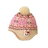 MIKIHOUSE(ミキハウス)プッチー＆うさこ ノルディック柄ニットフード フリー(48-52cm),アイボリー