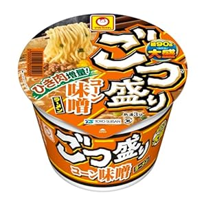 マルちゃん ごつ盛り コーン味噌ラーメン 138g×12個 大盛り味噌ラーメン