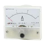 uxcell　アンペアアナログ　電流パネルメータ　電流試験　電流計　調整　クラス2.5精度　DC 0-3A