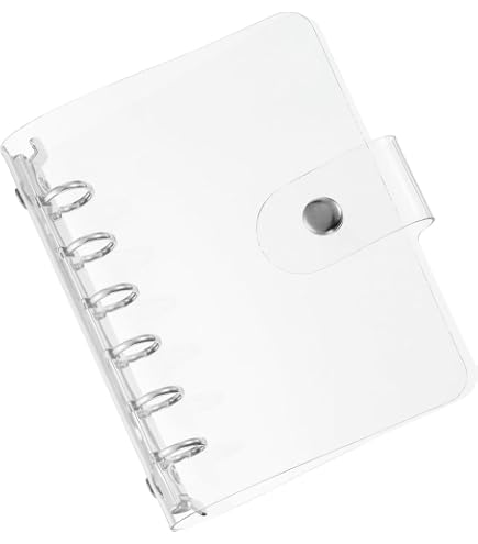 Amazon | PATIKIL シール帳 A7 6リング リフィル可能 ソフトPVC