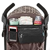 4 kids-kids and Baby Stroller Organizer、ベビーカーアクセサリー、ベビーカーオーガナイザーバッグwith Cupholders and Extraストレージfor