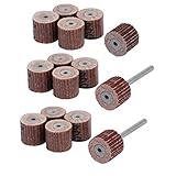 uxcell フラップホイール 600グリット 13mm径 サンドペーパー ポリシングホイール 15個入り