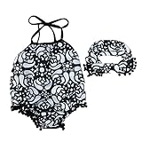 Domybestベビー服 女の子　ロンパース　ロンパース+ヘアバンド　2点セット　ジャンプスーツ カバーオール スリングロンパース　ボディスーツ　オーバーオール　ホルターネック　夏　花柄　袖無し　普段