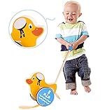 Safe＆Care おもちゃ　子供　キッズ　手押し車 子供おもちゃ　歩行補助　安全木製　知育玩具 アヒル