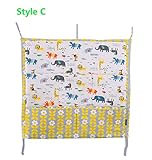 BSTcentelha多層ポーチ収納袋オーガナイザー幼児用ベッドおむつ吊り袋収納バッグ (Style C)