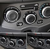 2004-2013スイッチノブノブヒーター気候制御ボタンダイヤルフレームリングa/c空気詐欺カバー再取り付け