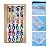 redsonics ( TM ) 24ポケット靴バッグoverドアHangingストレージバッグ靴オーガナイザーハンガーラックホームストレージバッグオーガナイザーTidy