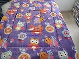 2-ply Sherpa Baby Blankets for Toddler Girls ( 40 " x50 " ) Plush Toddler Girlsブランケット-- Owls鳥