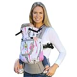 SIX-Position, 360? Ergonomic Baby & Child Carrier by LILLEbaby - The COMPLETE Original (Grey w/Pink 