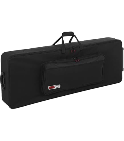 Amazon | SKB 76鍵用 キーボードケース セミハードタイプ キャスター付