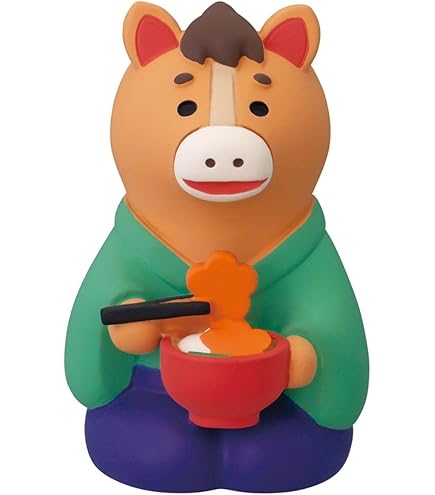 Amazon.co.jp: デコレ コンコンブル 馬だるま 馬だるま 約30×32×h38