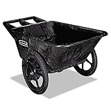 ラバーメイド(Rubbermaid) ビッグホイールカート ブラック 564207