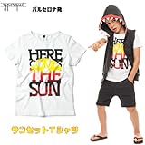 イポルケ yporqueスペインブランド　サンセット半袖Tシャツ ベビー キッズ 【80cm】【90cm】【100cm】【110cm】【120cm】【130cm】 8y_[120-130cm] ホワイ