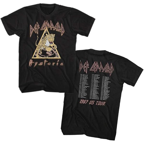 Amazon | Def Leppard - 日本のパイロマニア Tシャツ | Tシャツ
