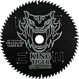 山真製鋸(YAMASHIN) キングタイガー 缶入2枚組 卓上・スライド丸鋸用 190mm