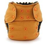 Ecoposh OBV Pocket Fitted Cloth Diaper, Saffron by Kanga Care