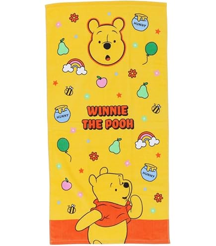 Amazon｜林(Hayashi) バスタオル くまのプーさん ポジティブリー プー