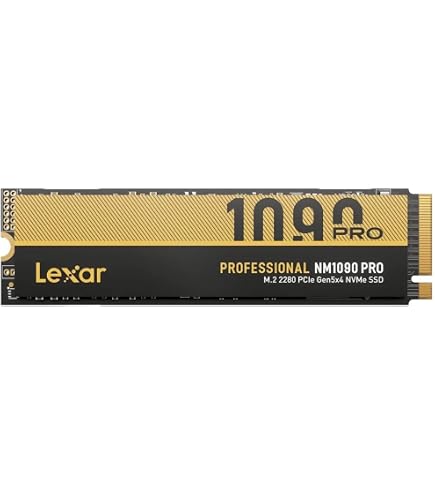 Amazon | Lexar NM990 SSD 4TB PCIe 5.0 x4 NVMe M.2 最大14,000MB/s