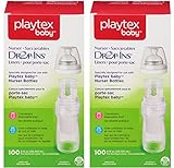 Playtex Baby Nurser Drop-Ins Baby Bottle Disposable Liners Closer to Breastfeeding 8 Ounce - 200 Cou