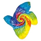 Super Nova Adult Bamboo Blanket - Tie Dye - Rainbow by Austin Tie Dye Co