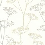 Brewster 2532-20429 Albury Brasilia Flower Wallpaper Beige [並行輸入品]