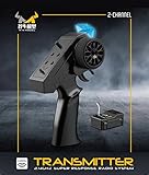 MN MODEL 2CHラジコンカー用送信機 技適認証済み プロポ+受信機セット 電動RCカー プロポセット トランスミッター 片手操作 RCボート/ラジコンカー/戦車に対応