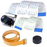 Smraza Raspberry Pi用 カメラモジュール hdmi 160度FoV 1080p 魚眼レンズ ラズパイ 4モデルB / 3 B + / 3 B / 2 B/A/B/Zeroに適用 FPCケーブル付き