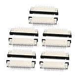 uxcell　フラットケーブルコネクタ　FFC FPCリボンソケットコネクタ　ボトムポート　10個　15ピン　1.0mmのピッチ