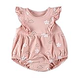 Baby Nest 夏 ベビー ロンパース ボディースーツ 女の子 綿 3-6M