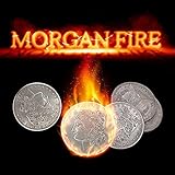 【手品 マジック】ファイヤーモルガンコインセット ファイアコイン1枚＋コイン3枚＋コインシェル1枚 近景マジック道具