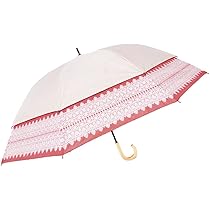 Amazon | 晴雨兼用傘 トランスフォーム傘 レース柄 ピンク 45cm