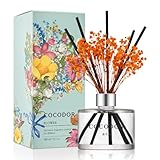 COCODOR ココドール フラワーディフューザー 金木犀(キンモクセイ) 200ml リードディフューザー スティック付き ルームフレグランス 芳香剤 部屋用 ギフトプレゼント