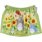 ガールズボーイズキッズ水着[となりのトトロ]男女兼用となりのトトロ柄ラップタオル|巻きタオル|女の子|女児|男の子|男児|子供用|プール|水泳 60x120cm グリーン