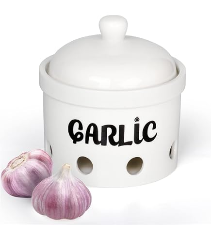 Amazon｜Le Creuset ストーンウェア ガーリックキーパー 14オンス