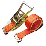 ベストアンサー ラッシングベルト レール 破断荷重 2000kg ベルト幅 50mm 固定側 1m 巻側 3m 5m 荷締め 固定 ラチェット式 ワンピースフック 固定1m 巻5m 1本