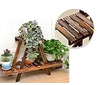 フラワーラック、ソリッドウッド2階フロアスタイル折りたたみバルコニーリビングルーム屋内75 * 26 * 45CM ( 色 : #2 )