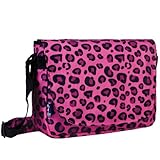 Wildkin 38214 Pink Leopard Laptop Messenger Bag