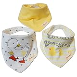 ベビー 三角 バンダナ スタイ よだれかけ 綿100％ (3枚組セット) 19