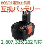 電動工具用互換バッテリー BOSCH 2 607 335 262 [12V 3000mAh](T)