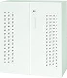 ダイシン工業 オフィス 収納庫 PC一括収納(12台) PC収納庫 スチール製 6段 V945-11HPCT