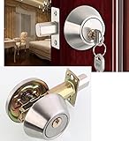 ホームドア単気筒セキュリティロック/ロックデッドボルト、真鍮+ステンレススチール、re-keyドアをロックする
